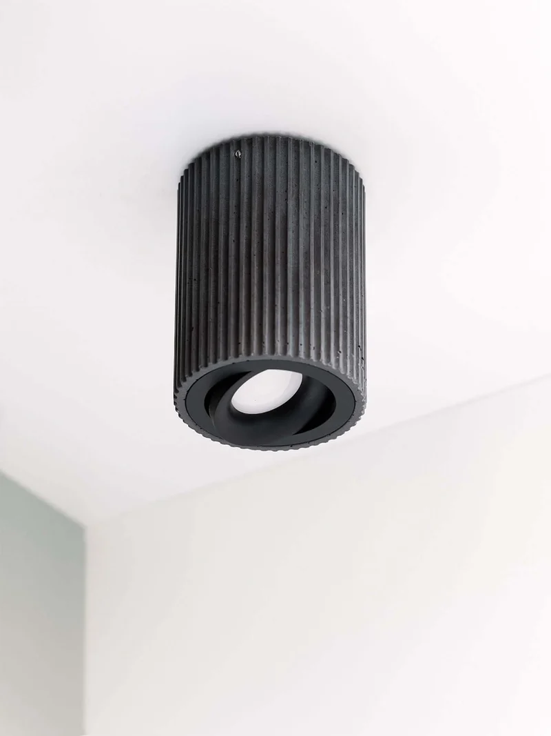Gantlights S2 schwenkbarer Deckenspot Plissiert