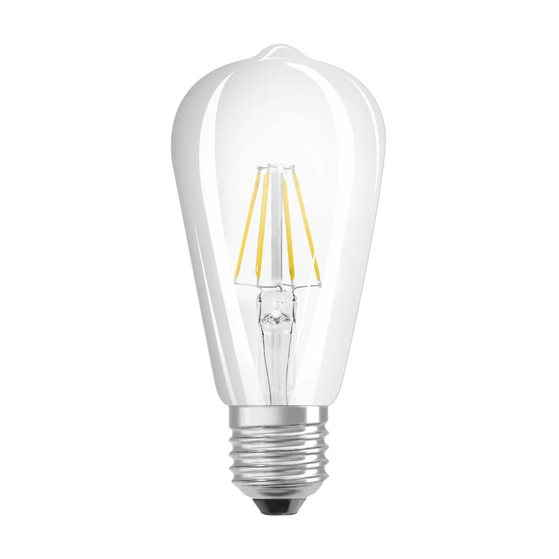 OSRAM LED Lampe LED Retrofit CLASSIC ST 6.5W 827 Clear E27, 806 lm, 2700 K, Warmweiß