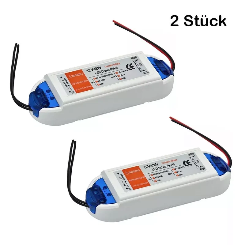 12V LED Netzteil 48W 4A Trafo für LED Lampe ~1079