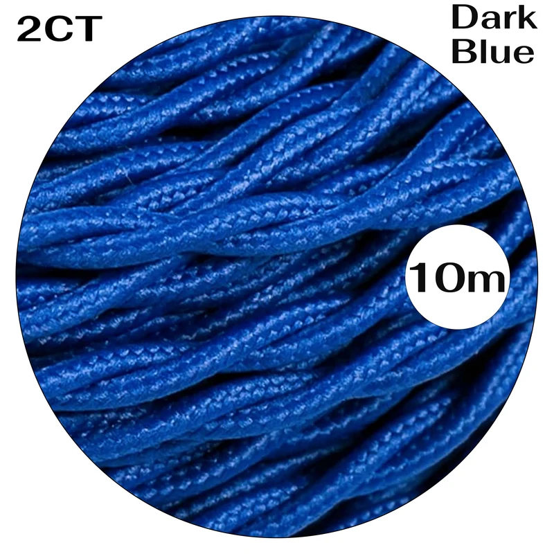 Stromkabel dunkelblau 2-adrig 0,75mm² für Lampen ~1175