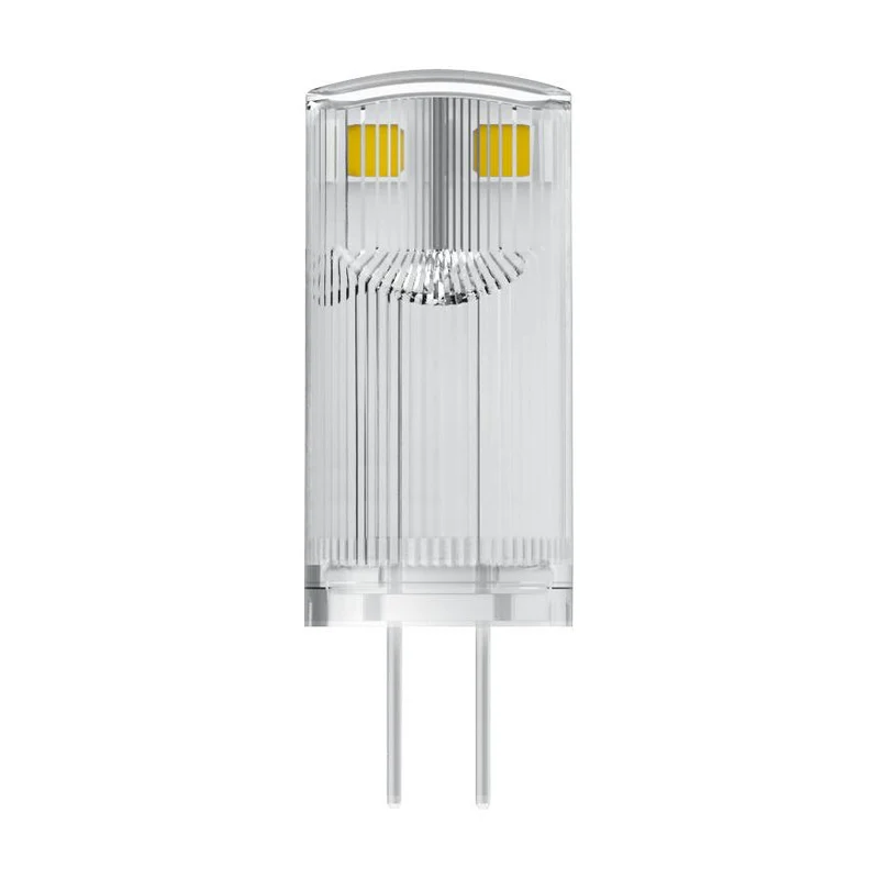 OSRAM LED Stiftsockellampe PIN 12 V 0.6W 827 Clear G4, 55 lm, 2700 K, Warmweiß