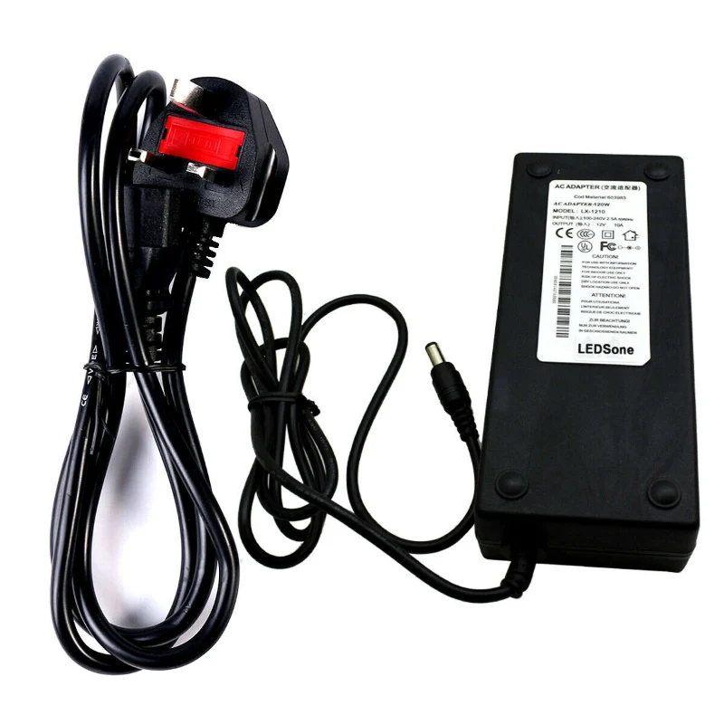 12V 10A Netzteil Adapter Leistungsstark & Sicher AC 100-240V ~1342
