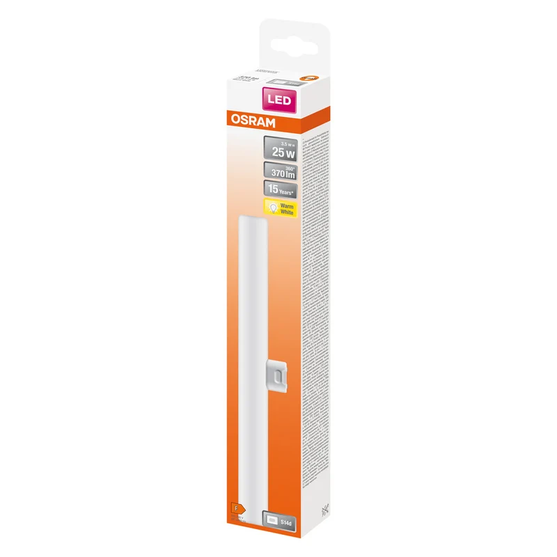 OSRAM LEDINESTRA® BASE LED-Lampe 3.5W 827 Frosted S14D, 370 lm, 2700 K, Warmweiß