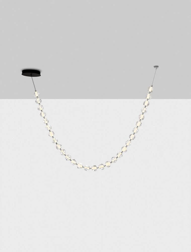 Ifos LED Deckenleuchte 29-flammig 3000K Schwarz, Chrom