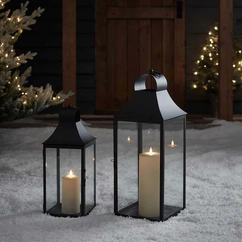 45cm Albury Gartenlaterne mit TruGlow® Outdoor Kerze