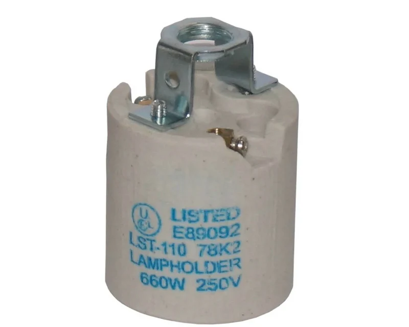 Schwarze E27 keramik lampenfassung ~1113