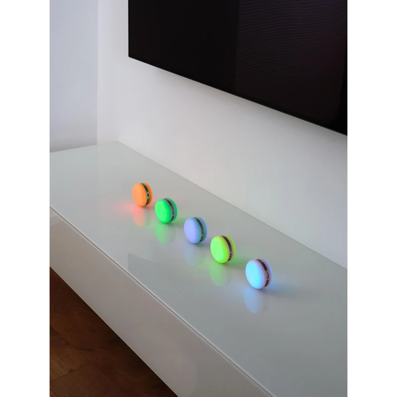 OSRAM Bluetooth SMART+ Macaron Lautsprecher mit Bewegungssteuerung, LED-Licht RGB, Pink