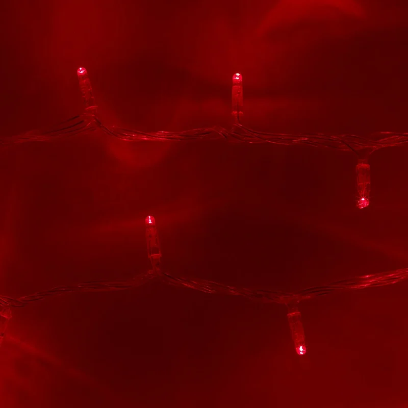 Core Connect 40m 400er LED Lichterkette rot koppelbar transparentes Kabel
