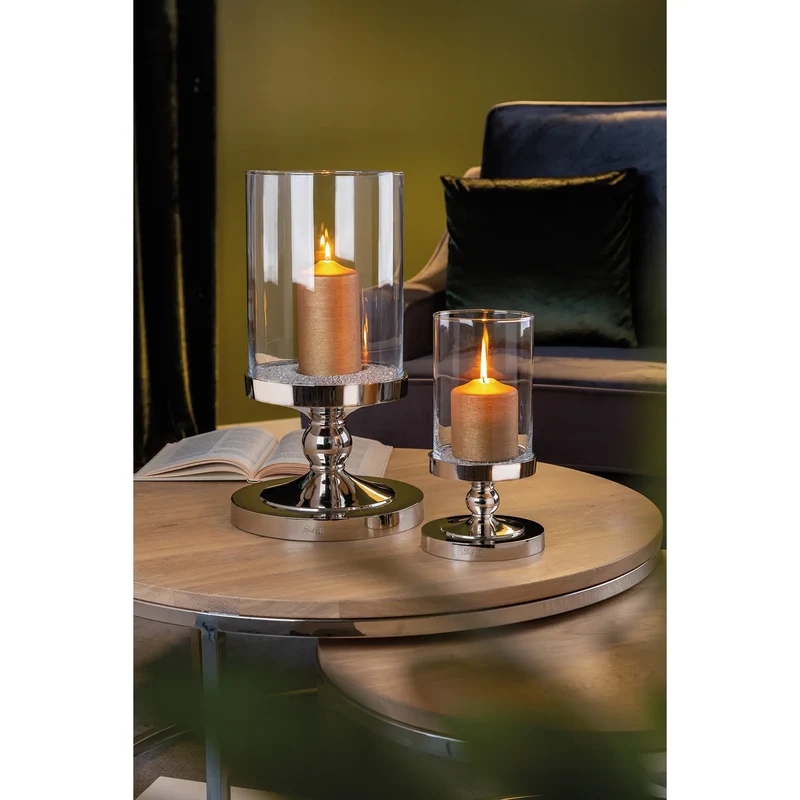 Windlicht – Glaseinsatz, Elegante Form, Glanzoptik - Lamonte | Fink Living