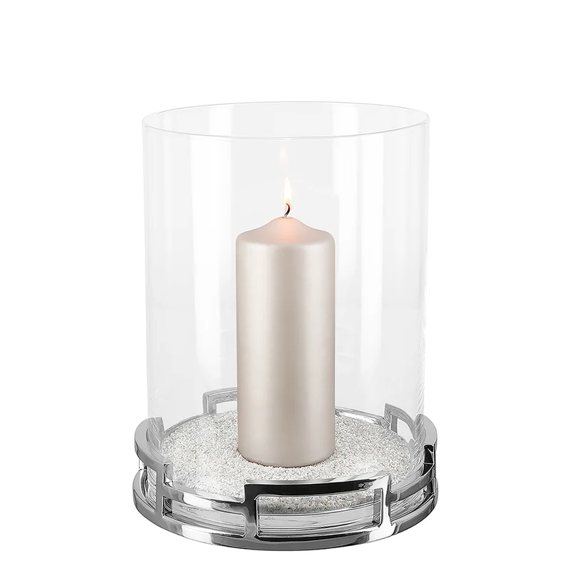 Windlicht – Glaseinsatz, Runde Form, Glanzoptik - Hommage | Fink Living