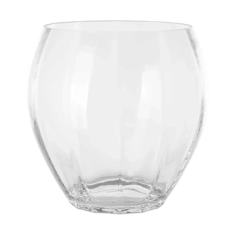 Windlicht – Mundgeblasenes Glas, Florale Struktur, Schwere Qualität - Lilian | Fink Living