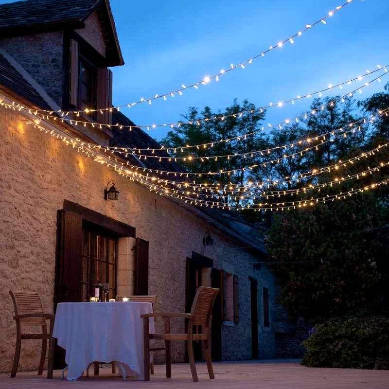 Core Connect 30m 300er LED Lichterkette warmweiß koppelbar transparentes Kabel