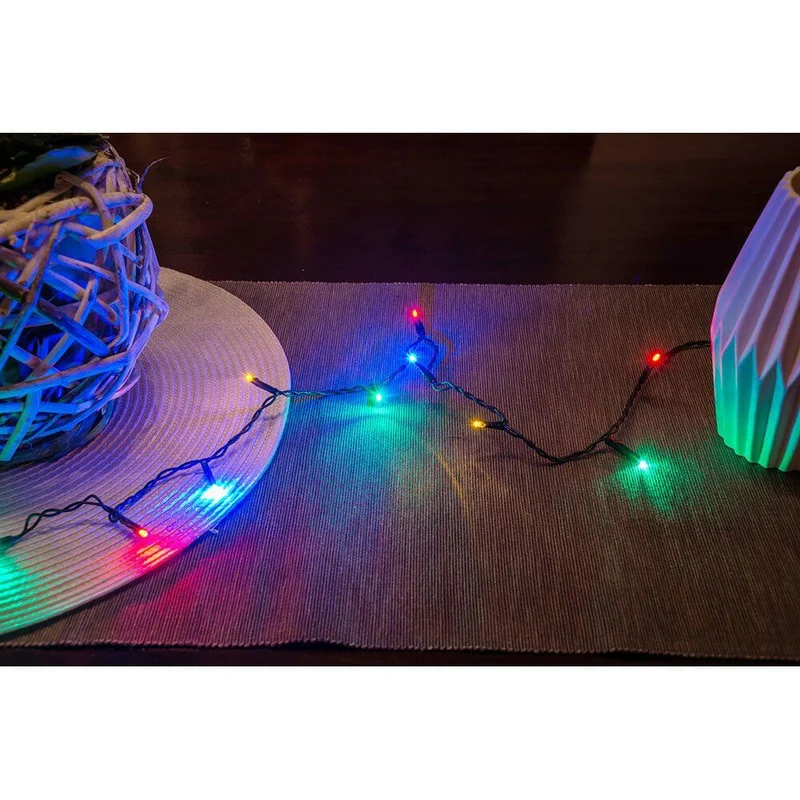 5m Micro LED Lichterkette 50 bunte Dioden