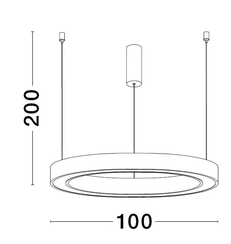 Sting LED Pendelleuchte Ø 100cm 3000K