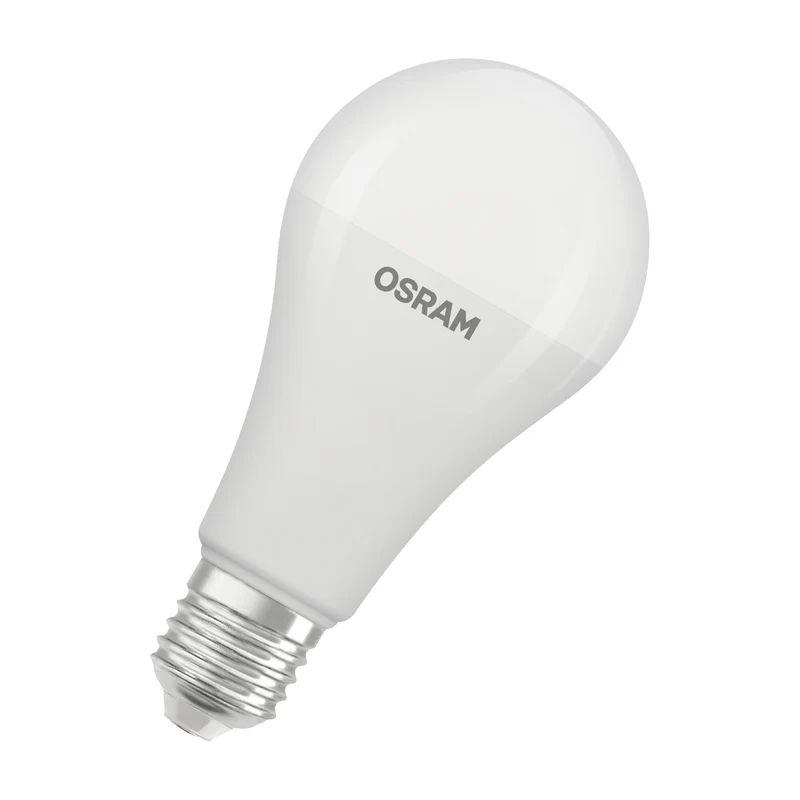 OSRAM LED LAMP WITH CLASSIC A in A-Form, LED-Lampe, Matt, 19 W, (ex 150 W), 2452 lm, Kaltweiß, 6500 K, 15000 h, CRI 80