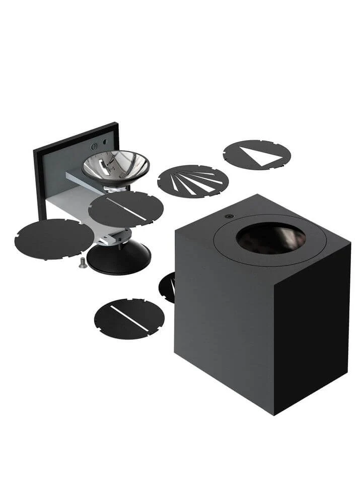 LED Außen-Wandleuchte Canto Kubi 2 IP44 Weiß