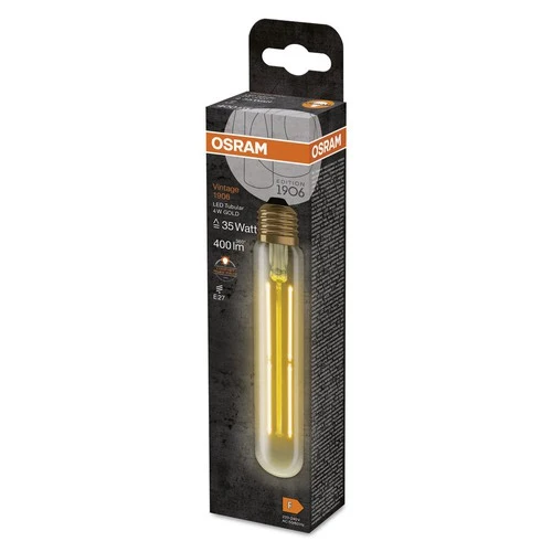 OSRAM Vintage 1906® Classic Tubular Lampe, Warmweiß, 4W, 400lm , E27