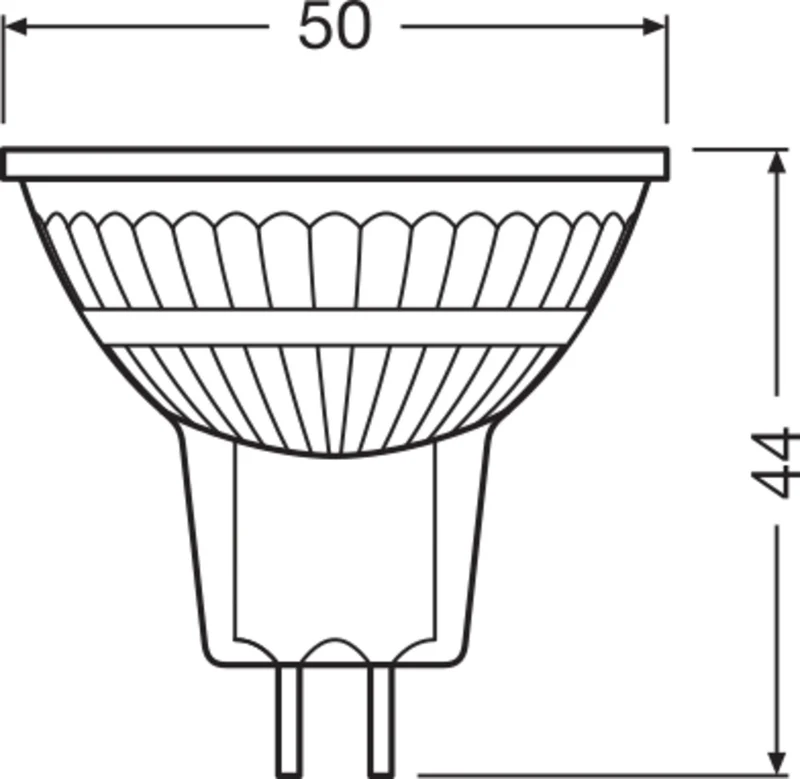 OSRAM Dimmbare Niedervolt-LED-Reflektorlampen MR16 mit Retrofit-Stecksockel, 35 Watts Ersatz, GU5.3, MR16 reflector, 2700 Kelvin, Warm weiß, Klares Glas, 2-er Pack