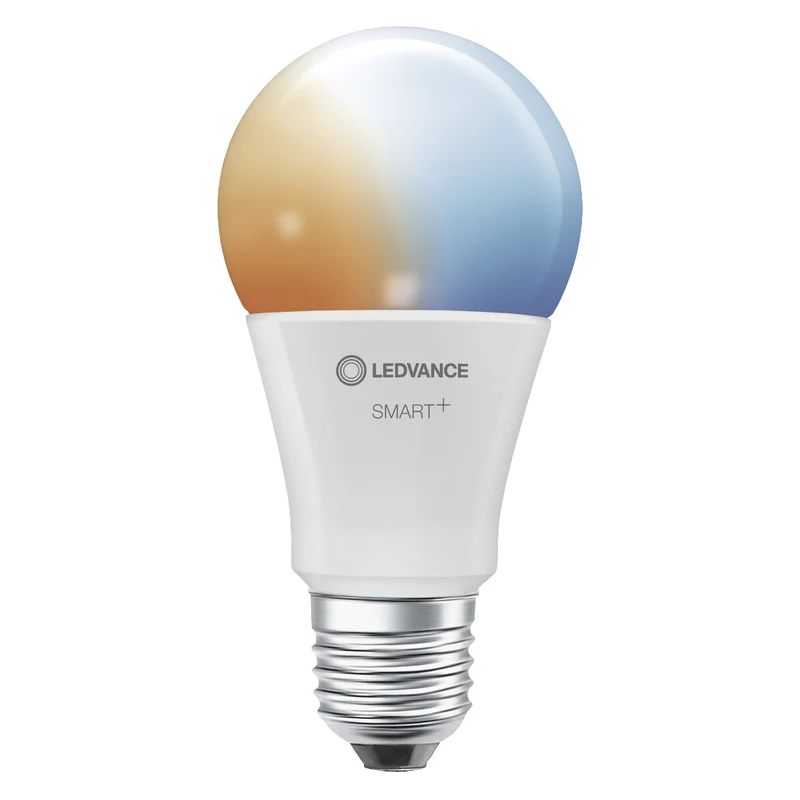 LEDVANCE SMART+ WiFi Classic Tunable White in A-Form, LED-Lampe, Matt, 9,5 W, (ex 75 W), 1055 lm, Lichtfarbe variabel, Wifi, Smartspeaker-Kompatibel, Dimmbar