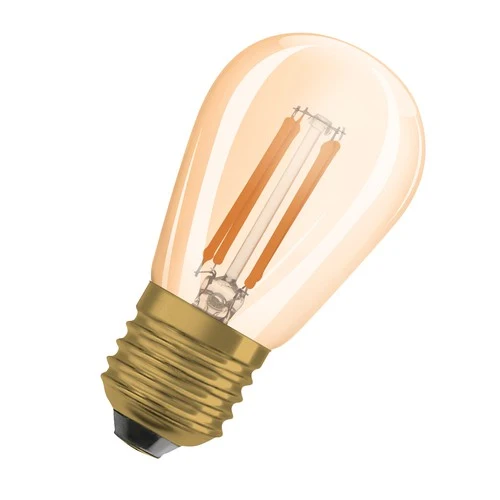OSRAM Vintage 1906 LED-Lampe, Gold-Tönung, 4,8W, 360lm , Warmweiß , E27
