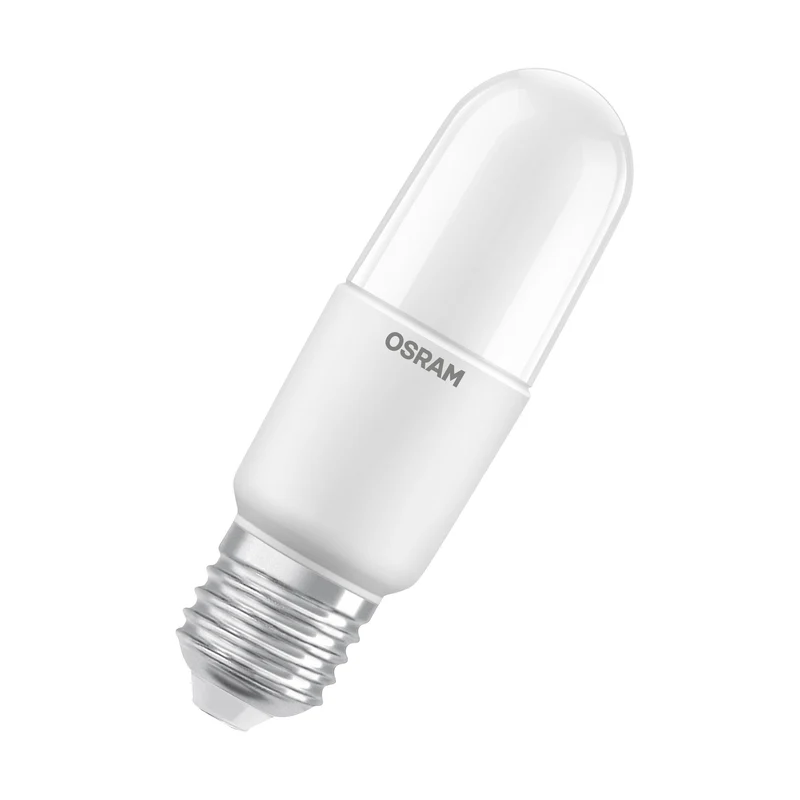 OSRAM LED PCR CLASSIC STICK LAMP , LED-Lampe, Matt, 9 W, (ex 75 W), 1050 lm, Kaltweiß, 6500 K, 15000 h, CRI 80