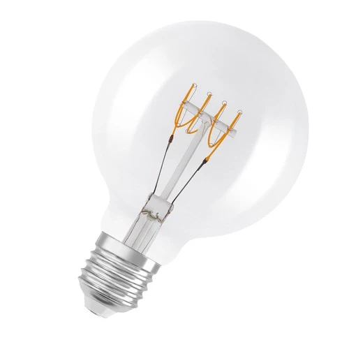 OSRAM Vintage 1906® Classic Globe95 Lampe, dimmbar, Warmweiß, 4,8W, 470lm
