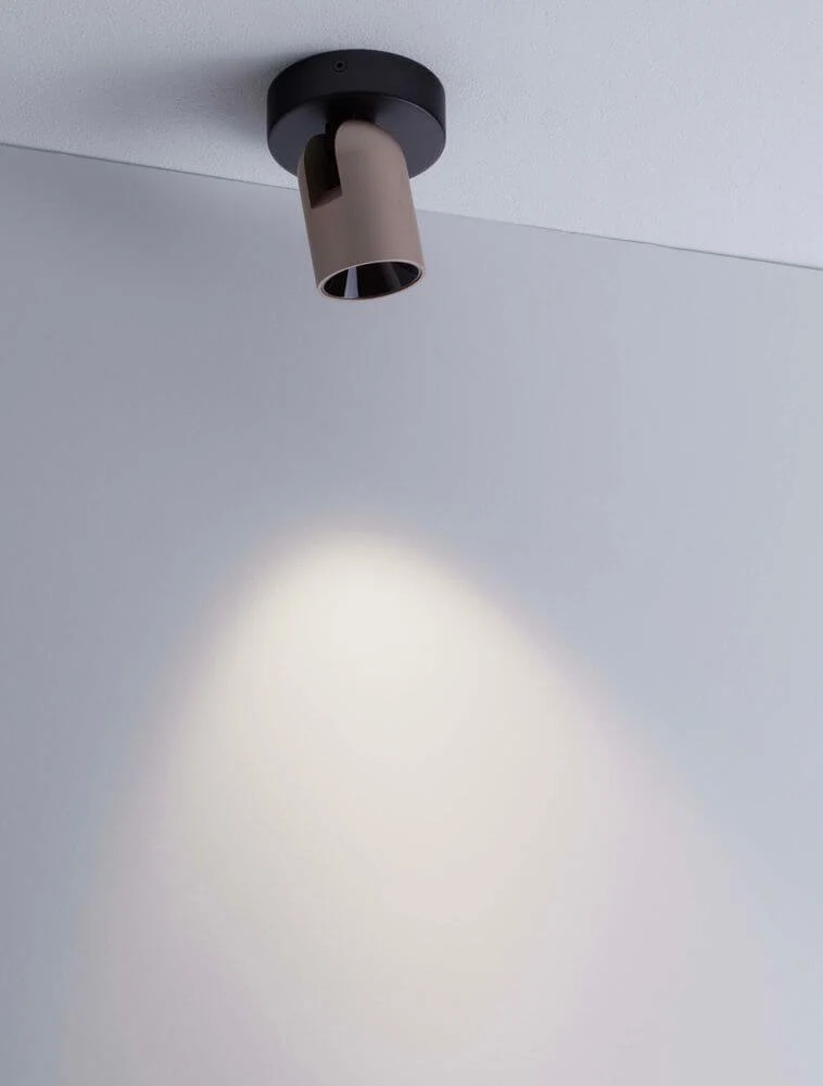 Sirmos LED Deckenleuchte 3000K Schwarz, Braun