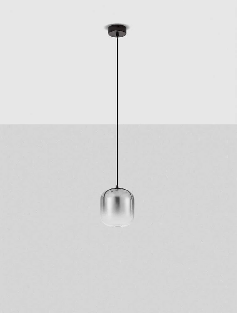 Aelia LED Pendelleuchte 3000K Schwarz, Rauch