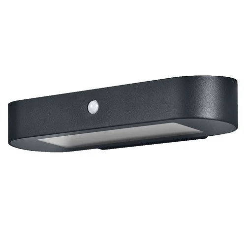 LEDVANCE ENDURA Style Oval Solar-Wandleuchte, Sensor, 4000K