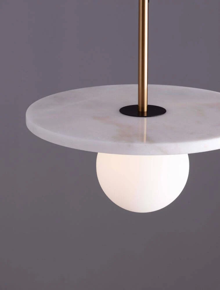 Idor Pendelleuchte Ø 30cm G9 Marmor