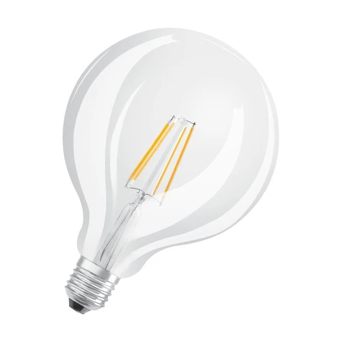 OSRAM Dimmbare FILAMENT LED-Lampe LED SUPERSTAR+ CL GLOBE125 FIL 100 dim 11W/940 E27 CRI90 BOX, Kaltweiß, E27