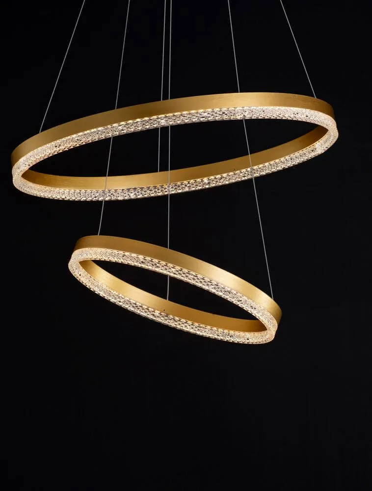 Adria LED Pendelleuchte 2-flammig Ø 60cm
