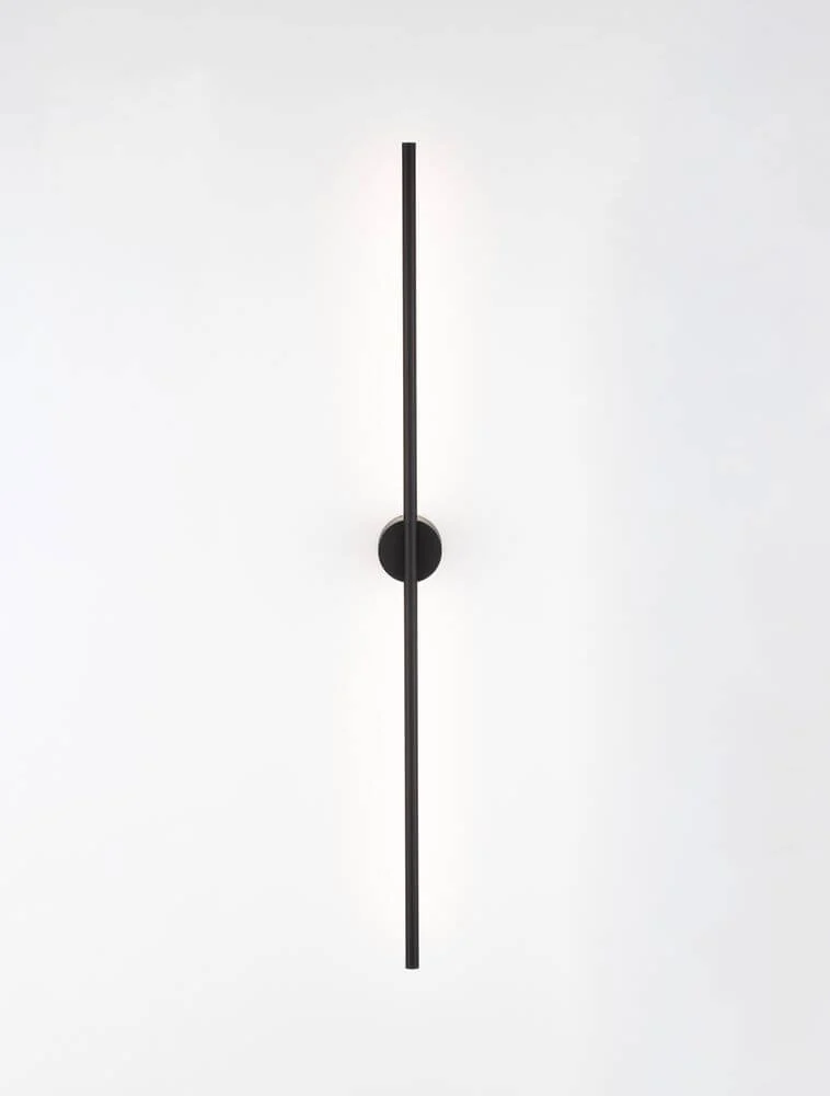 Aden LED Wandleuchte 3000K Schwarz