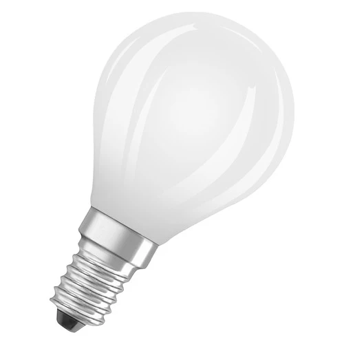 OSRAM LED BASE RETRO MATT CLP LED-Lampen, klassische Miniballform 6W E14 827, 3er Pack , Warmweiß