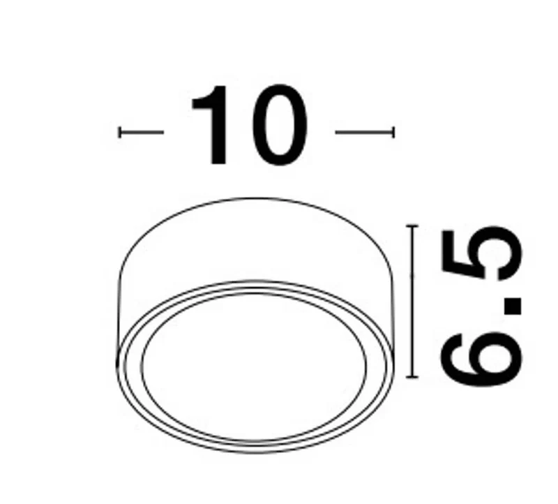 Focus Außendeckenleuchte 3000K IP54
