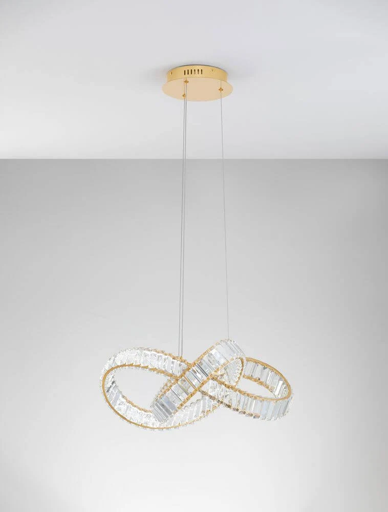 Conceto LED Pendelleuchte Verknotet Ø 60cm 3500K