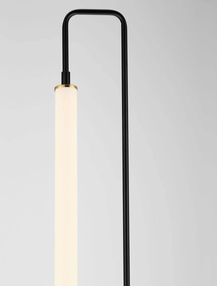 Wetro LED Stehlampe 3000K Schwarz, Gold
