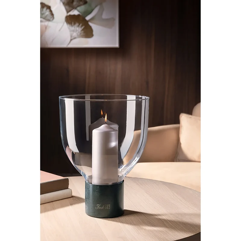 Windlicht – Großes Glasdesign, Zeitlose Form, Moderne Optik - Pego | Fink Living