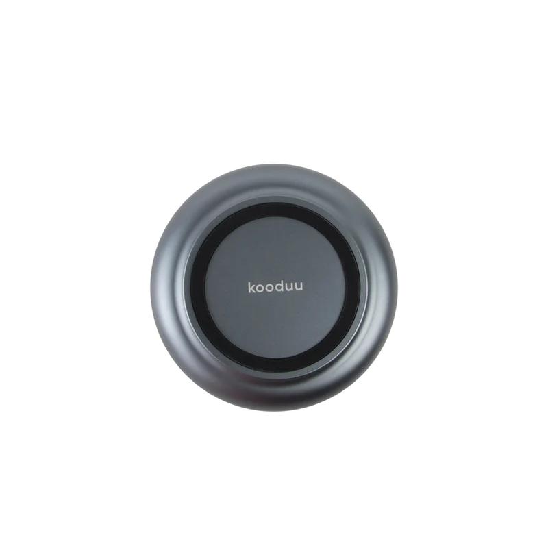 Windlicht aus eloxiertem Aluminium mit gebürstetem Ring und Glasaufsatz – Glow 08 | Kooduu