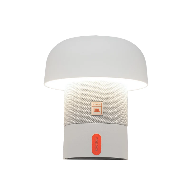 Lautsprecherleuchte mit tragbarem Design, dimmbarem LED-Licht und Kunststoffgehäuse – Sensa PLAY Mini | Kooduu