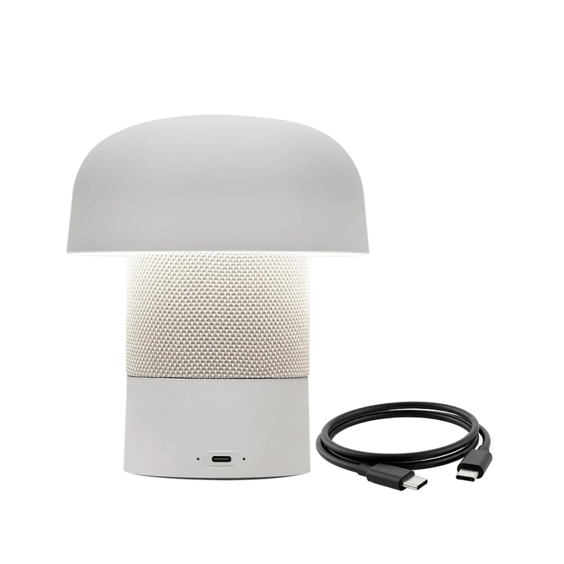 Lautsprecherleuchte mit tragbarem Design, dimmbarem LED-Licht und Kunststoffgehäuse – Sensa PLAY Mini | Kooduu