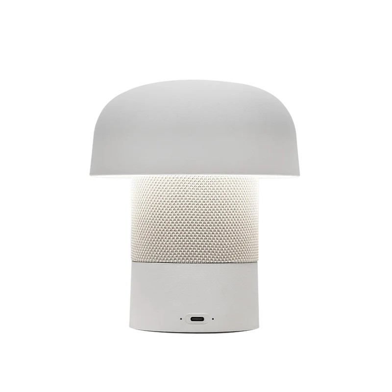 Lautsprecherleuchte mit tragbarem Design, dimmbarem LED-Licht und Kunststoffgehäuse – Sensa PLAY Mini | Kooduu