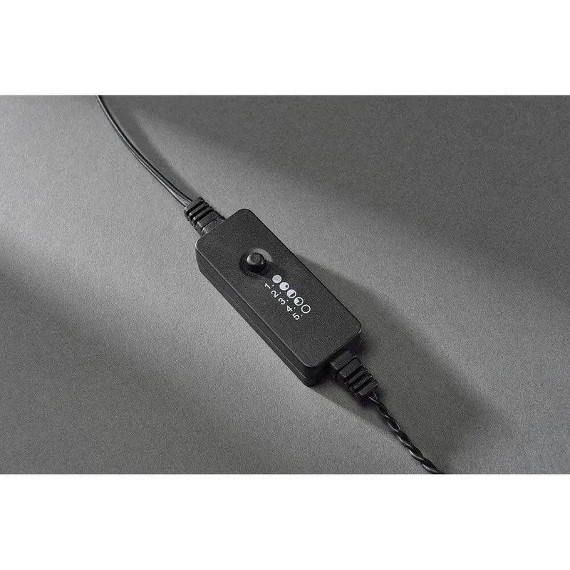 14m Micro LED Lichterkette mit Dimmer IP67 120 Warmweiße Dioden IP44