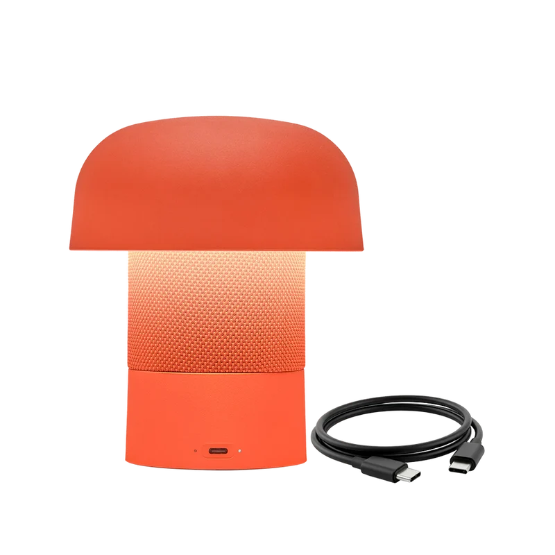 Lautsprecherleuchte mit tragbarem Design, dimmbarem LED-Licht und Kunststoffgehäuse – Sensa PLAY Mini | Kooduu