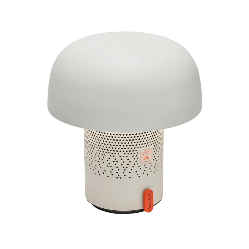 Lautsprecherleuchte mit pilzförmigem Design, dimmbarem LED-Licht und Ladestation – Sensa PLAY | Kooduu