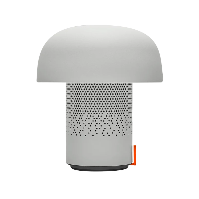 Lautsprecherleuchte mit pilzförmigem Design, dimmbarem LED-Licht und Ladestation – Sensa PLAY | Kooduu