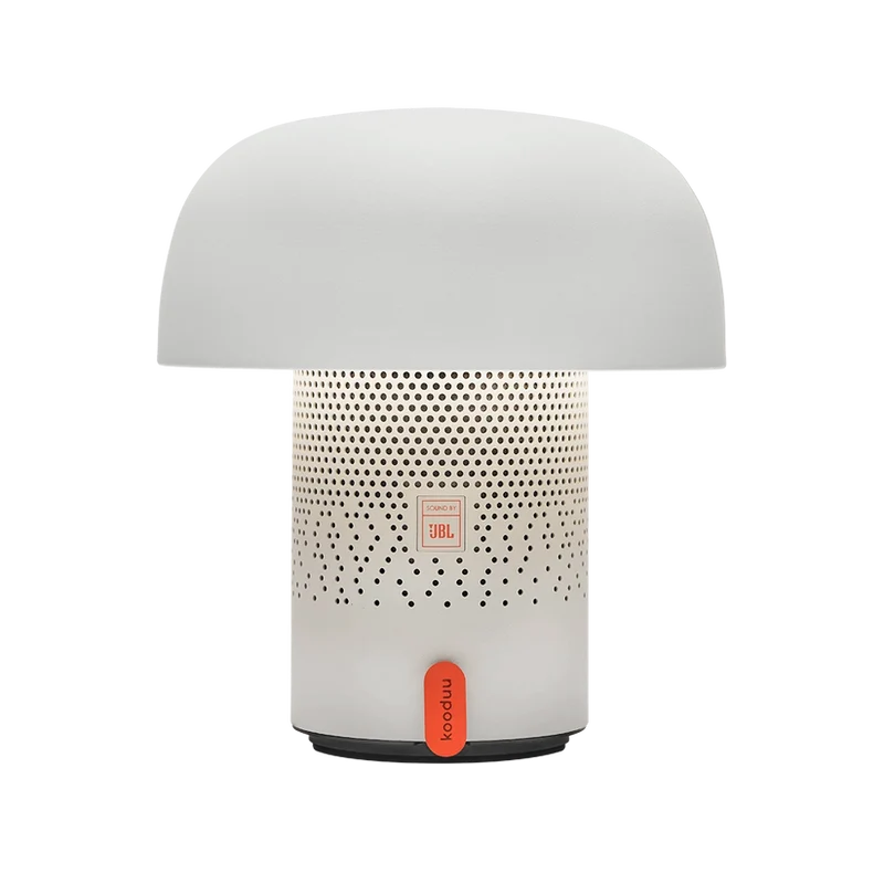 Lautsprecherleuchte mit pilzförmigem Design, dimmbarem LED-Licht und Ladestation – Sensa PLAY | Kooduu