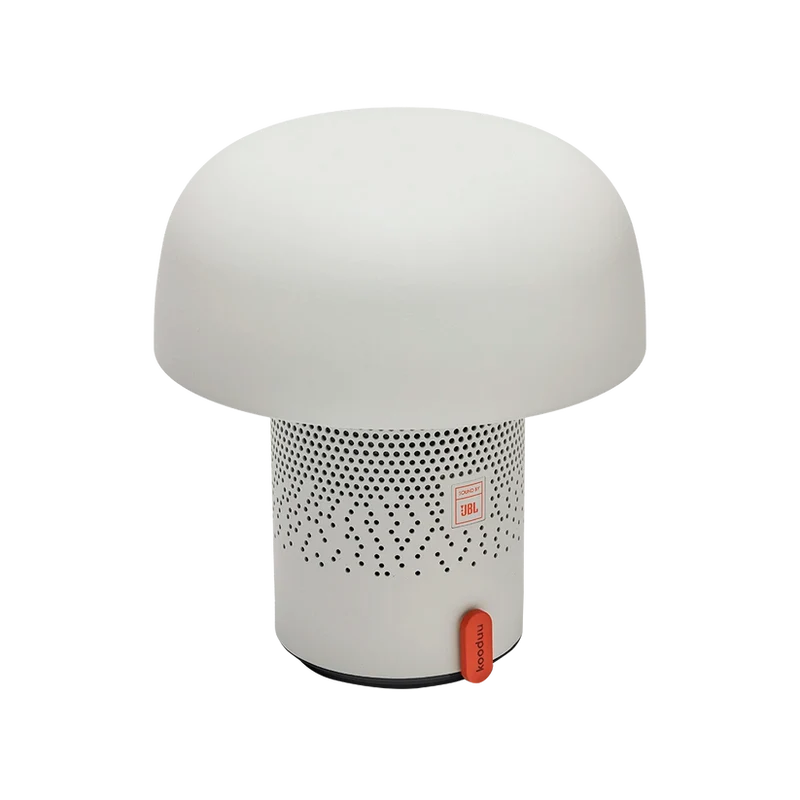 Lautsprecherleuchte mit pilzförmigem Design, dimmbarem LED-Licht und Ladestation – Sensa PLAY | Kooduu