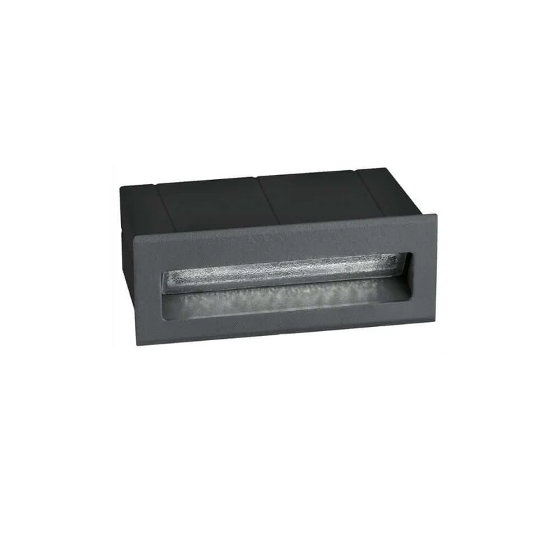 Krypton LED Außenwandeinbauleuchte 13,5 cm Lichtauslass Hor. Slot IP54