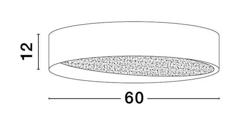 Oby LED Deckenleuchte Ø 60cm 3000K